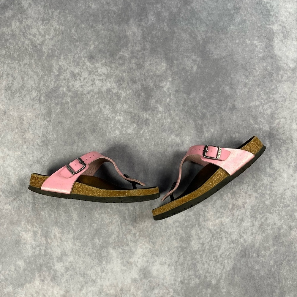 Birkenstock  Pink Leather Strap SZ 36 / 26 cm